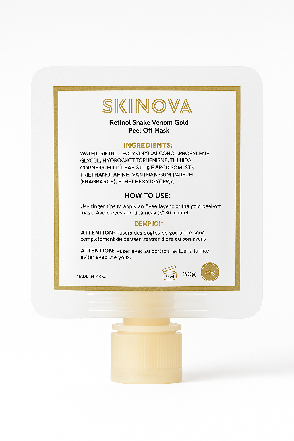 2+1 Free Retinol Snake Venom Gold Peel-Off Mask