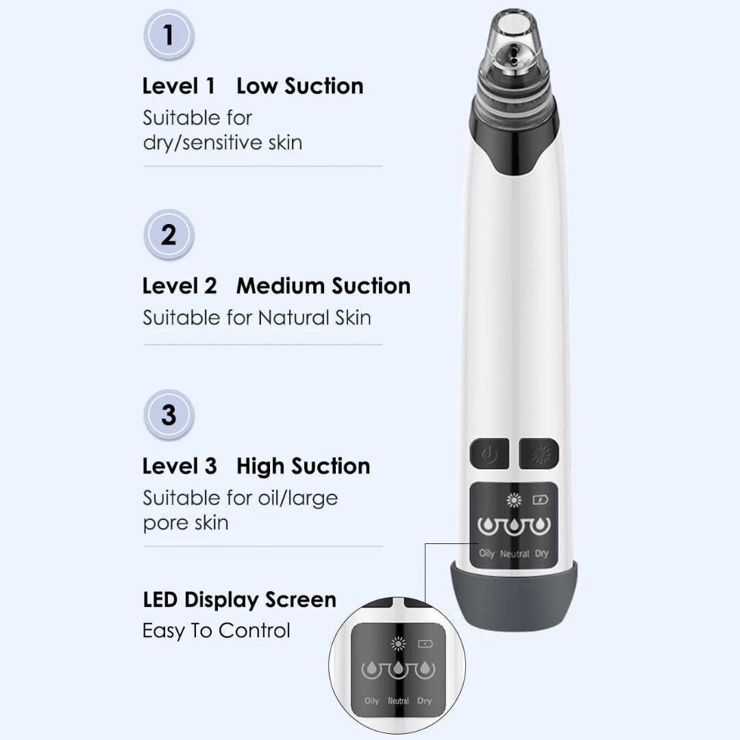 Electric blackhead remover
+ Free Clear Skin Pack