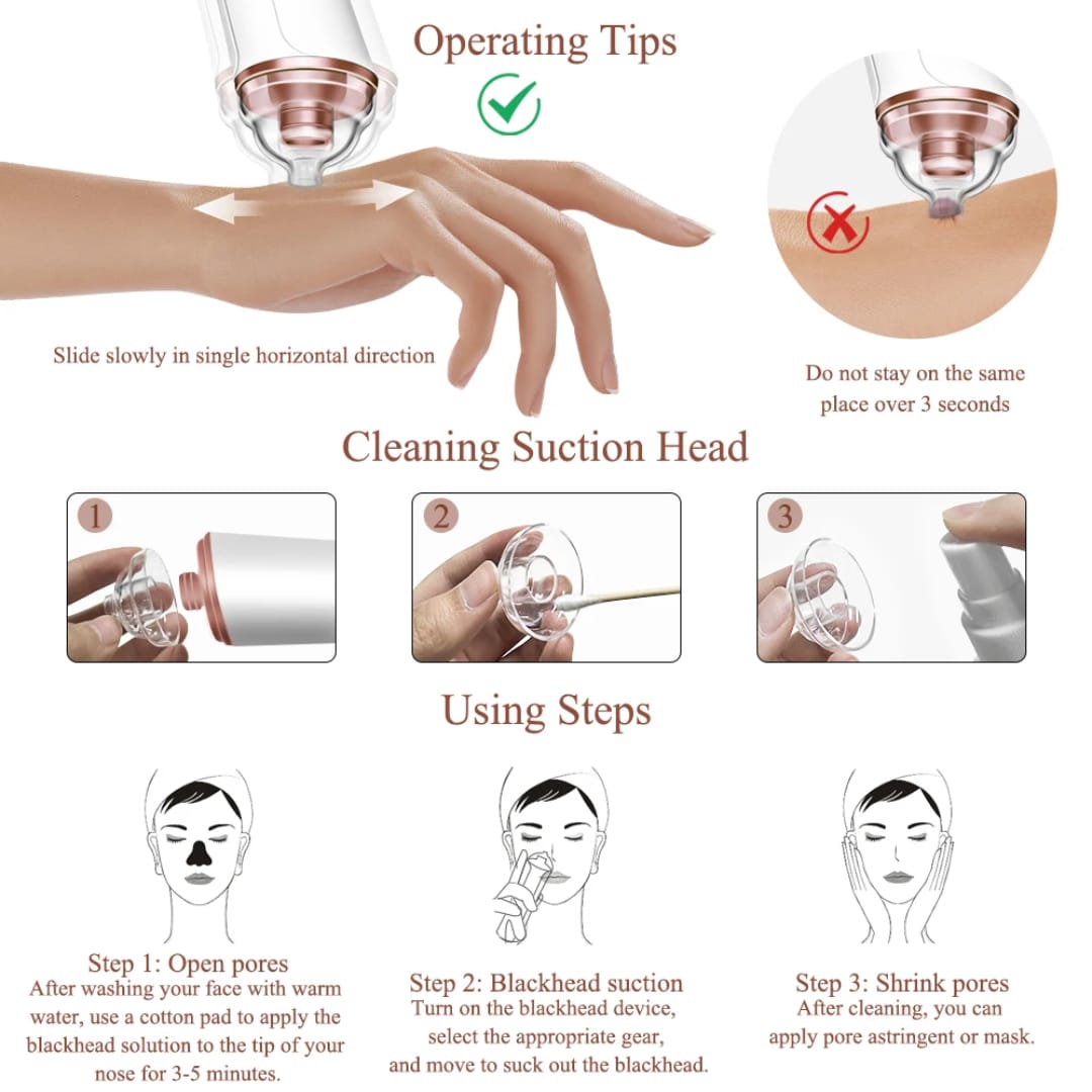 Microcrystalline Blackhead Instrument
+
. Free Tea Tree Clay Mask
. Free Charcoal Cleaning Bubble Gel
