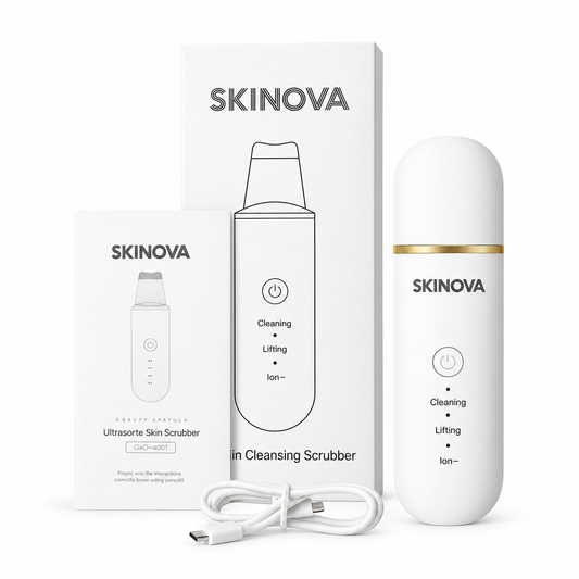 SKINOVA – Facial Cleansing Scrubber | Free Pack