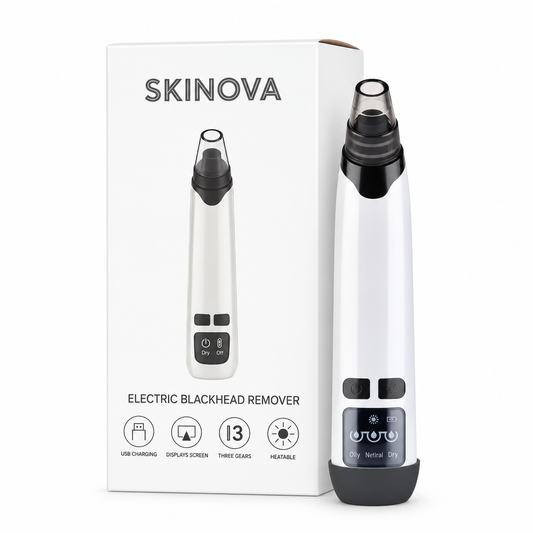 SKINOVA – Electric Blackhead Remover | Free Pack on white background