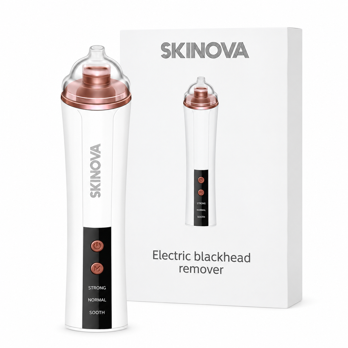 SKINOVA – Pore Care Device | Free Mask & Gel on white background